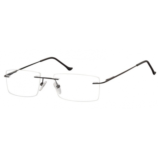 Bezramkowe Okulary Oprawki korekcyjne Sunoptic 986 czarne